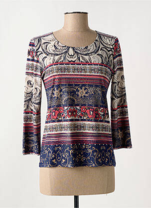 Top bleu GEVANA pour femme