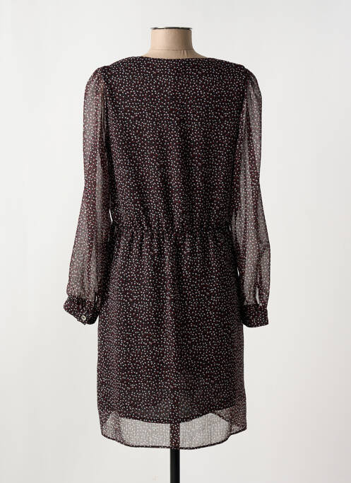 Robe mi-longue coupe fluide manches longues noir MERI & ESCA femme