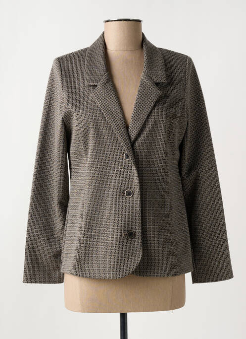 Blazer manches longues noir GEVANA femme