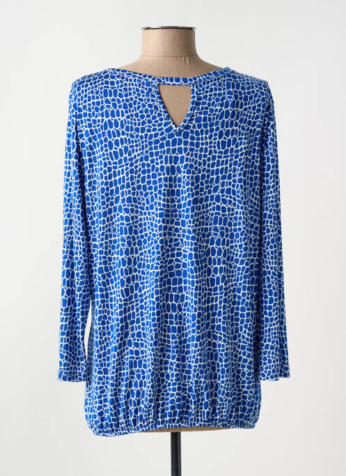 Top imprimé fantaisie manches longues bleu BATIDA femme