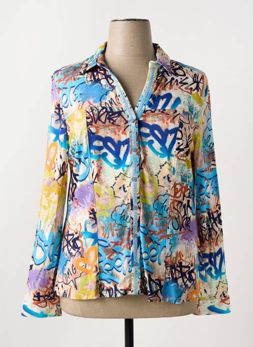 Chemisier bleu TINTA pour femme