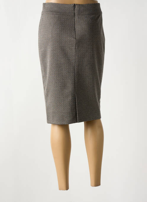 Jupe mi-longue noir GEVANA pour femme