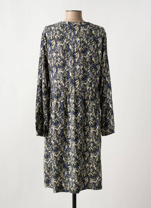 Robe mi-longue bleu ELLE EST OU LA MER pour femme