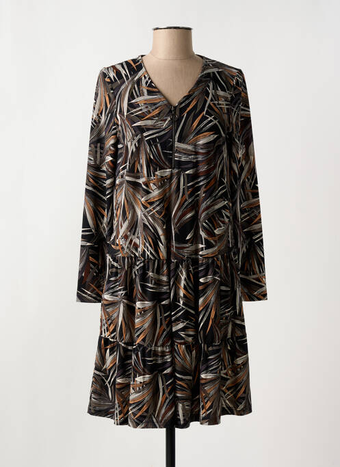 Robe mi-longue noir BATIDA pour femme