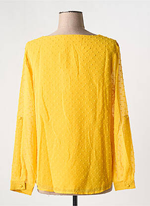 Blouse manches longues manches longues jaune BY ONE femme