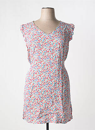 Robe courte sans manche sans manche rose CHRISTY femme