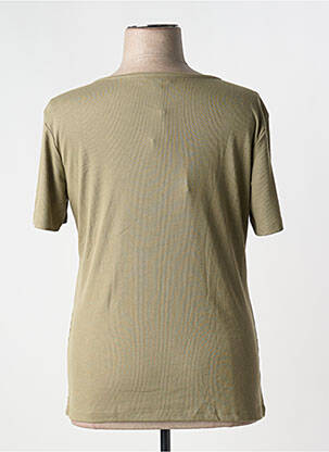 T-shirt col v manches courtes vert ONLY CARMAKOMA femme