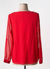 Blouse rouge BY ONE pour femme seconde vue