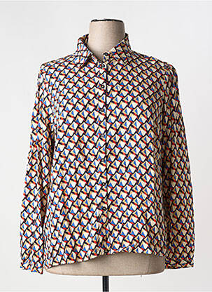 Chemisier bleu C'EST BEAU LA VIE pour femme