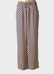 Pantalon droit bleu C'EST BEAU LA VIE pour femme seconde vue