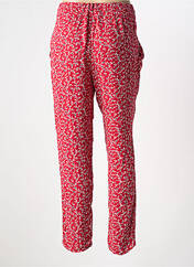 Pantalon droit rouge C'EST BEAU LA VIE pour femme seconde vue
