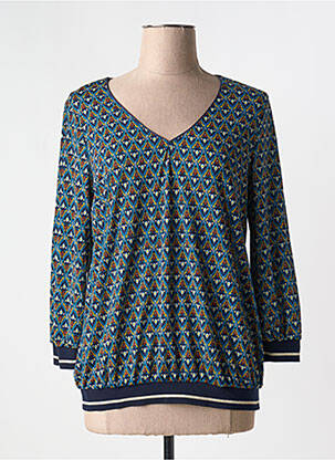 Top bleu RENATTO BENE pour femme