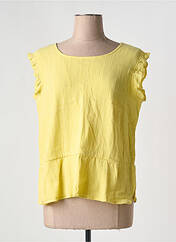 Top jaune C'EST BEAU LA VIE pour femme seconde vue