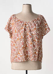 Top marron C'EST BEAU LA VIE pour femme seconde vue