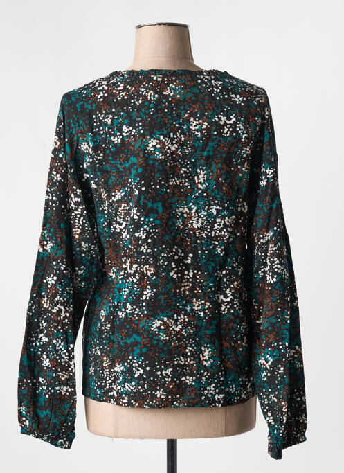Blouse imprimé fantaisie manches longues noir CREAM femme