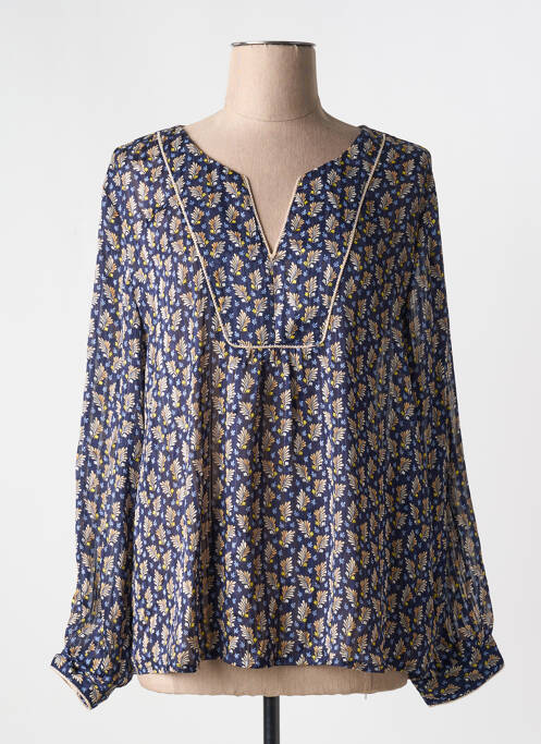 Blouse bleu BY ONE pour femme