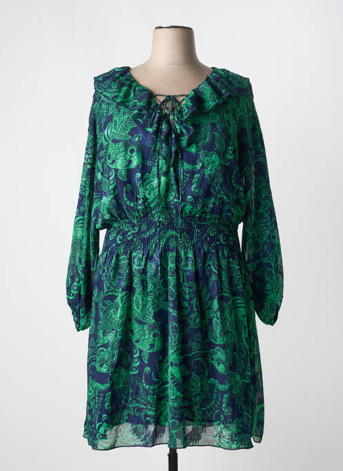 Robe mi-longue vert AMY&CLO pour femme