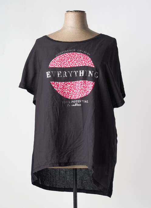 T-shirt noir ONLY CARMAKOMA pour femme