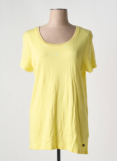 Tunique manches courtes jaune C'EST BEAU LA VIE pour femme