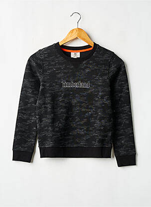 Sweat-shirt coupe droite manches longues noir TIMBERLAND garçon