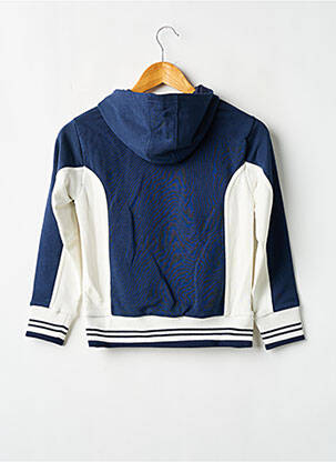 Sweat-shirt à capuche coupe droite manches longues bleu FILA garçon