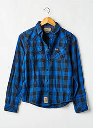 Chemise manches longues manches longues bleu PETROL INDUSTRIES garcon