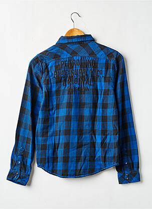 Chemise manches longues manches longues bleu PETROL INDUSTRIES garçon