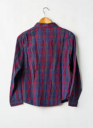 Chemise manches longues manches longues rouge TEDDY SMITH garçon