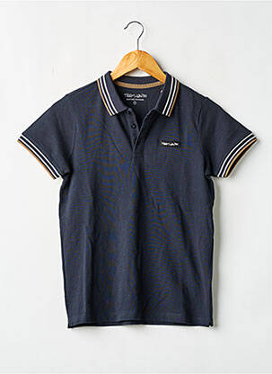 Polo coupe droite manches courtes bleu TEDDY SMITH garcon
