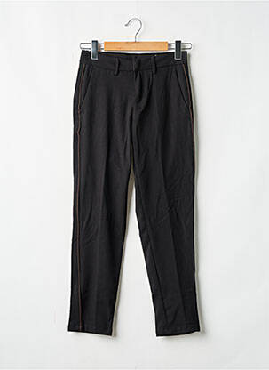 Pantalon droit stretch taille normale noir REIKO femme