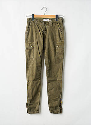 Pantalon cargo poches taille normale vert LE TEMPS DES CERISES femme
