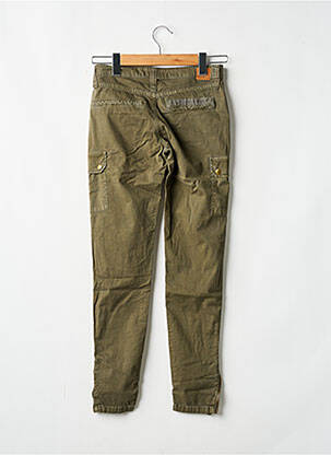 Pantalon cargo poches taille normale vert LE TEMPS DES CERISES femme