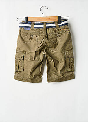 Short tissage popeline vert TEDDY SMITH garçon
