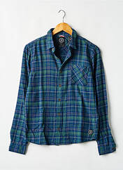 Chemise manches longues bleu LE TEMPS DES CERISES pour garçon seconde vue