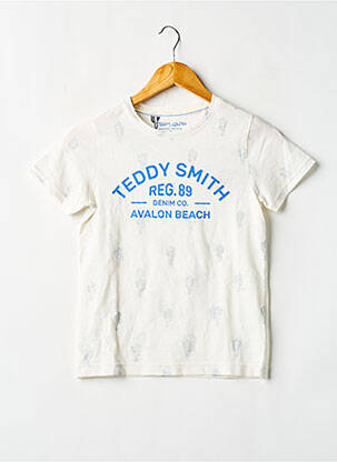 T-shirt blanc TEDDY SMITH garçon