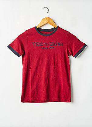 T-shirt rouge TEDDY SMITH garçon