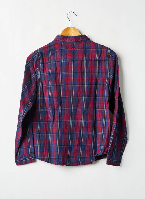 Chemise manches longues rouge TEDDY SMITH pour garçon