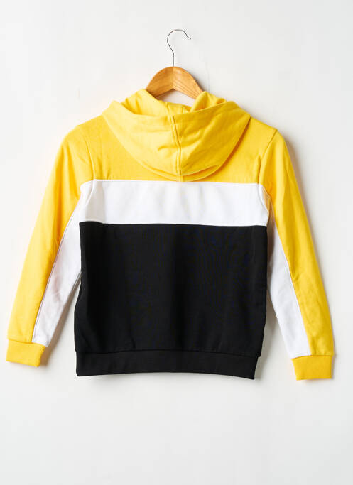 Sweat-shirt à capuche jaune FILA pour garçon