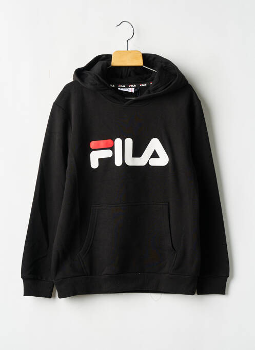 Sweat-shirt à capuche noir FILA pour garçon