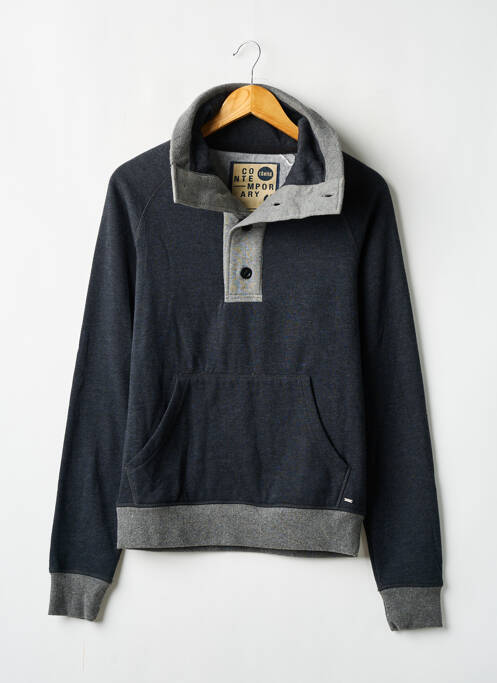 Sweat-shirt gris SOLID pour homme