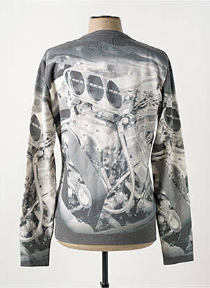 Sweat-shirt manches longues manches longues gris REPLAY homme