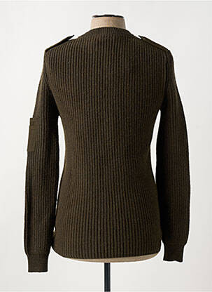 Pull col rond manches longues marron MINIMUM homme