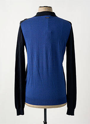 Pull col polo manches longues noir MARCIANO homme