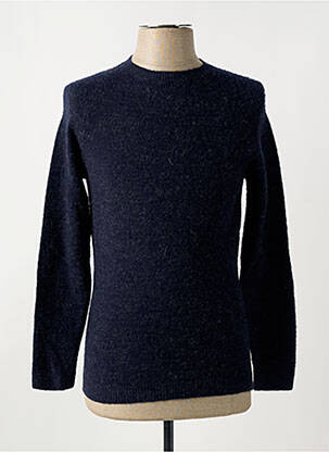 Pull stretch manches longues bleu ANTONY MORATO homme