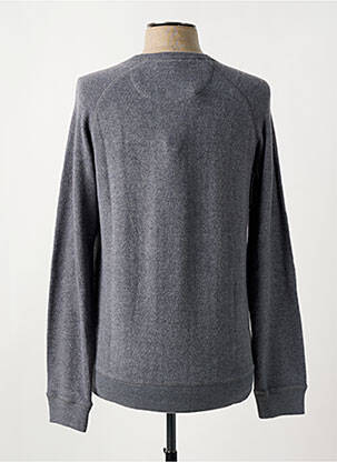 Pull stretch manches longues gris DSTREZZED homme