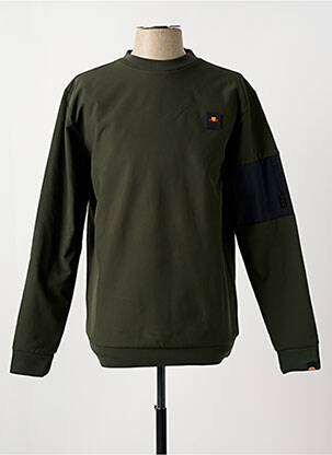 Sweat-shirt stretch manches longues vert ELLESSE homme