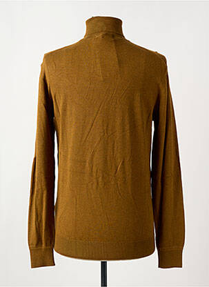 Pull col roulé coupe cintrée manches longues marron SCOTCH & SODA homme
