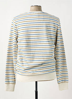Pull col rond manches longues blanc SCOTCH & SODA homme