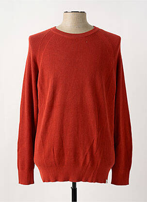Pull col rond manches longues rouge MINIMUM homme
