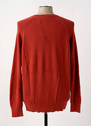Pull col rond manches longues rouge MINIMUM homme